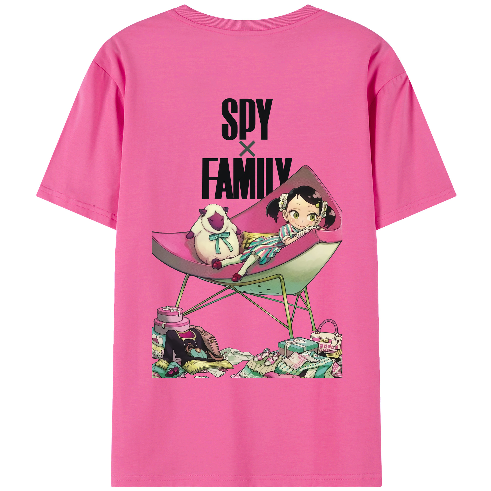 （画像用） SPY×FAMILY间谍家家酒 レディース半袖Tシャツ(バックプリント)